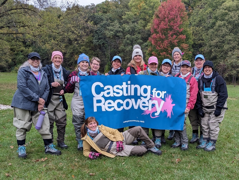Participants of 2023 Iowa Casting for Recovery